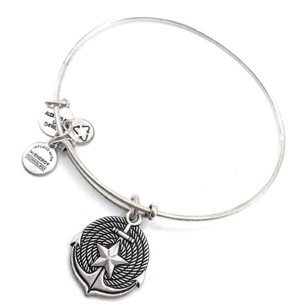 Alex and Ani Anchor II EWB Bangle Bracelet (G20) 2183